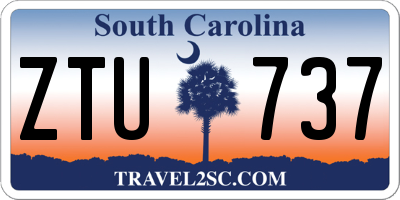 SC license plate ZTU737