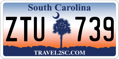 SC license plate ZTU739