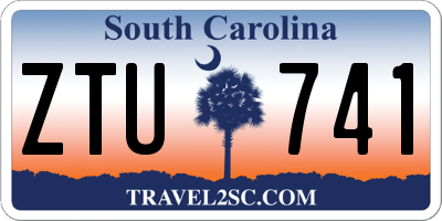 SC license plate ZTU741