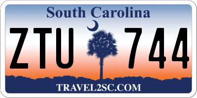 SC license plate ZTU744
