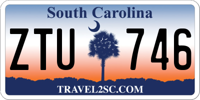 SC license plate ZTU746