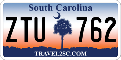 SC license plate ZTU762