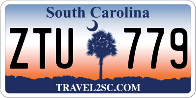 SC license plate ZTU779
