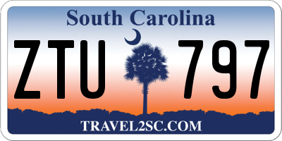 SC license plate ZTU797