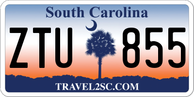 SC license plate ZTU855