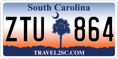 SC license plate ZTU864