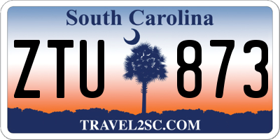 SC license plate ZTU873