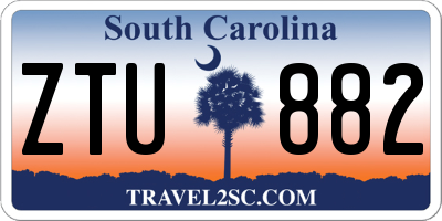 SC license plate ZTU882