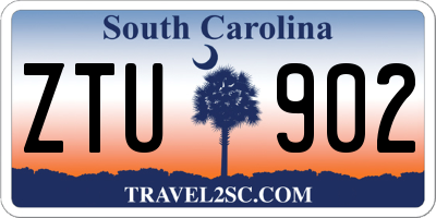SC license plate ZTU902