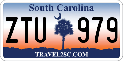 SC license plate ZTU979