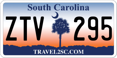 SC license plate ZTV295
