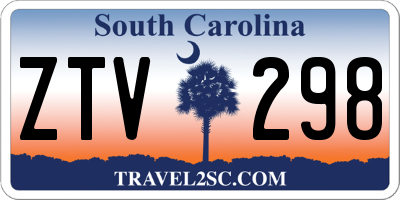 SC license plate ZTV298