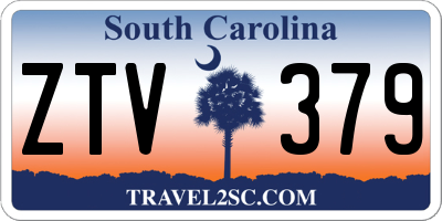 SC license plate ZTV379