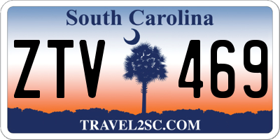 SC license plate ZTV469