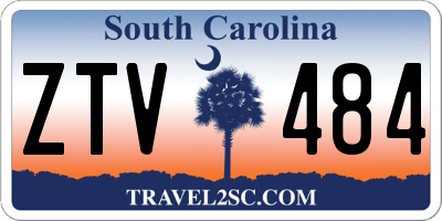 SC license plate ZTV484