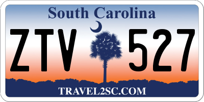 SC license plate ZTV527