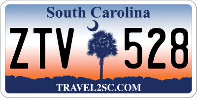 SC license plate ZTV528
