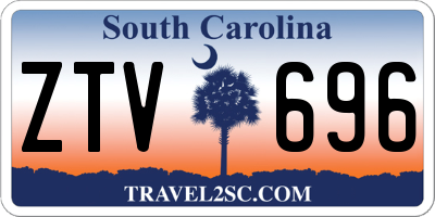 SC license plate ZTV696