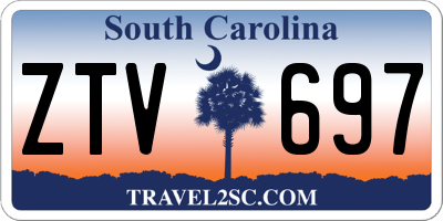 SC license plate ZTV697