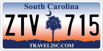 SC license plate ZTV715
