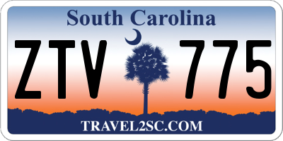 SC license plate ZTV775