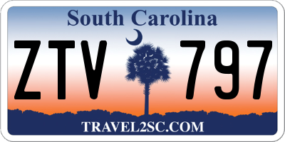 SC license plate ZTV797