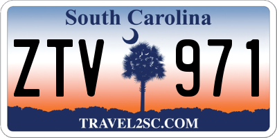 SC license plate ZTV971