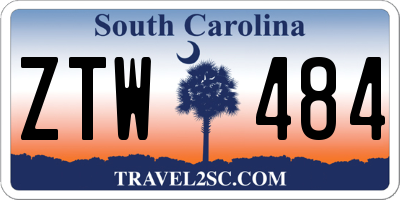 SC license plate ZTW484