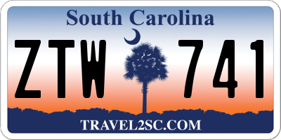 SC license plate ZTW741
