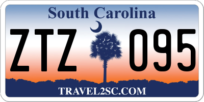 SC license plate ZTZ095