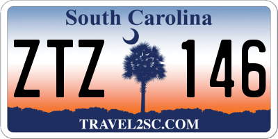 SC license plate ZTZ146