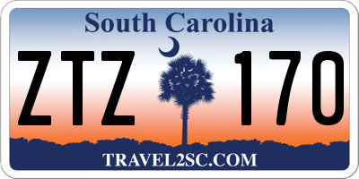 SC license plate ZTZ170