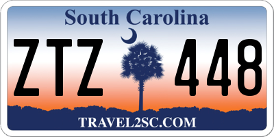 SC license plate ZTZ448