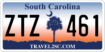 SC license plate ZTZ461
