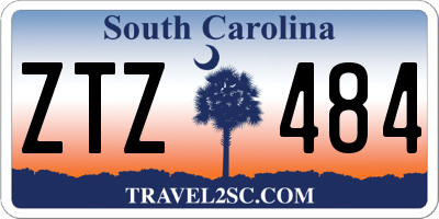 SC license plate ZTZ484