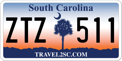 SC license plate ZTZ511
