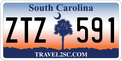 SC license plate ZTZ591