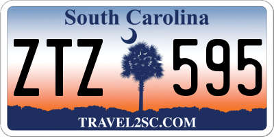 SC license plate ZTZ595