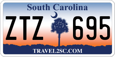 SC license plate ZTZ695
