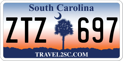 SC license plate ZTZ697