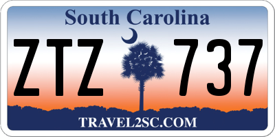 SC license plate ZTZ737