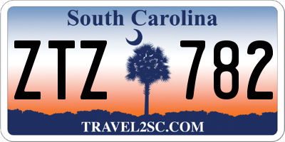 SC license plate ZTZ782