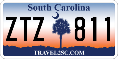 SC license plate ZTZ811