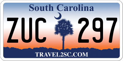 SC license plate ZUC297
