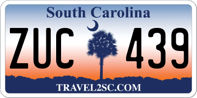 SC license plate ZUC439