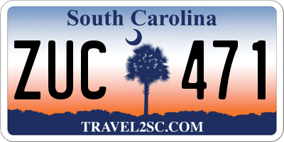 SC license plate ZUC471
