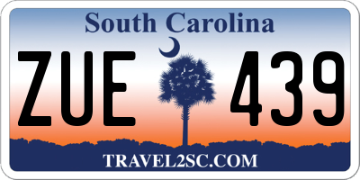 SC license plate ZUE439