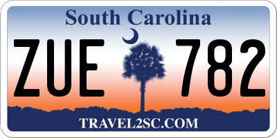 SC license plate ZUE782