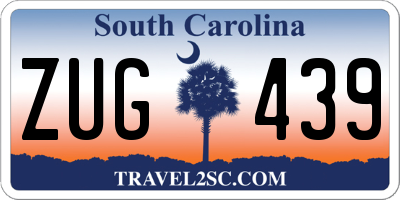 SC license plate ZUG439