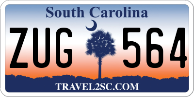 SC license plate ZUG564